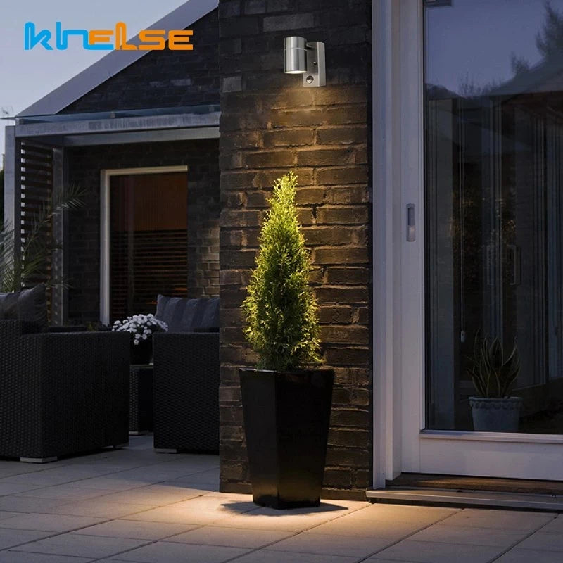 applique murale led étanche avec capteur de mouvement pour extérieur
