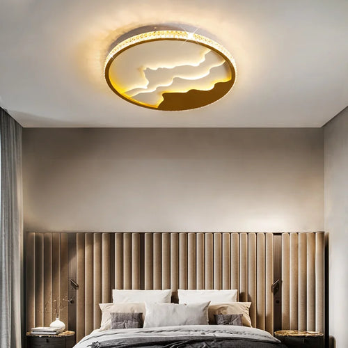 LED-Deckenleuchte nordisches Design modern und minimalistisch dekorativ - vue 4 sur 21