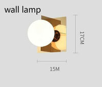 Lustre nordique plaque or métal Led G9 Luminaria verre Globe éclairage intérieur Led lampapras