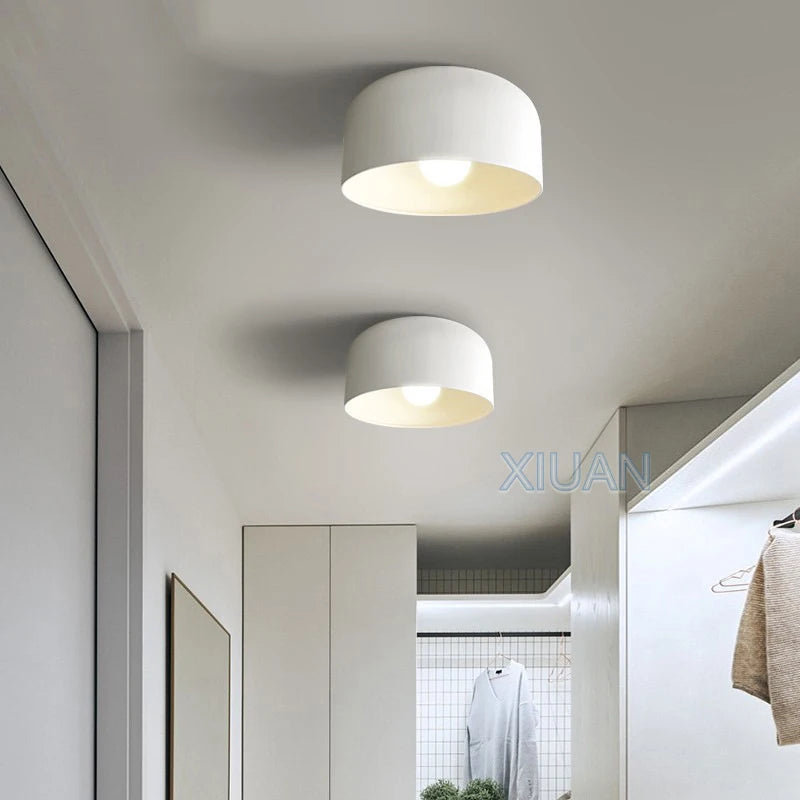 plafonnier led moderne en fer métal pour hôtel et allée - vue 5 sur 8