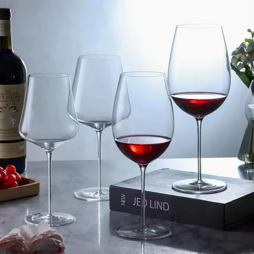 Verre a vin cristal extra fin bord bombe