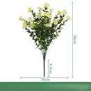 lot de 3 bouquets d eucalyptus artificiels en soie décoration intérieure