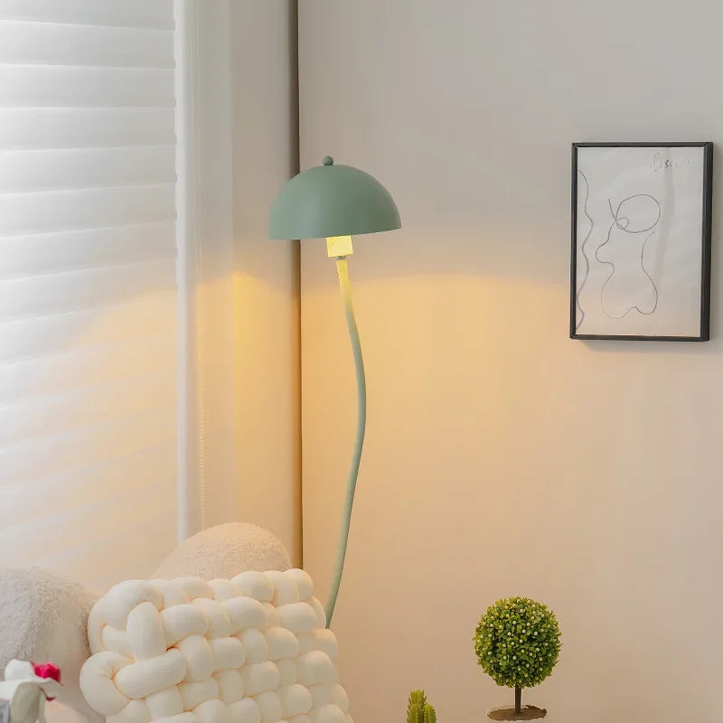 lampadaire rétro créatif danois style floral ambiance douce - vue 4 sur 6