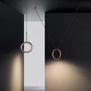 Art-déco-Pendelleuchte mit verstellbarem Ring 4.000 K