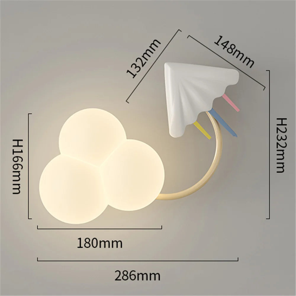 applique murale led avion pour enfants décorative et ludique - vue 7 sur 12
