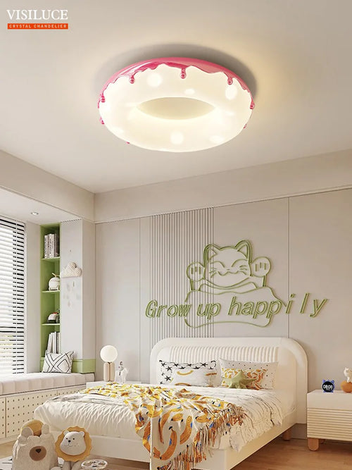 LED-Deckenleuchte Design Minimalistisch Dekorative Donut-Form - vue 4 sur 14