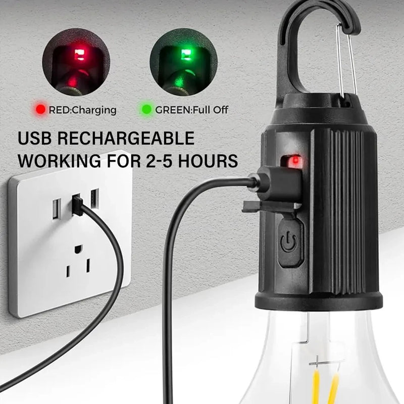 lampe de camping rechargeable usb étanche 3 modes portable