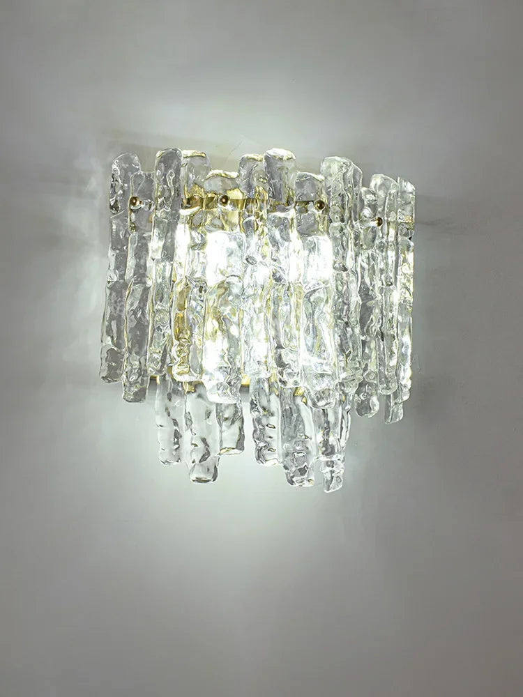 applique murale moderne vintage en cristal pour intérieur design - vue 5 sur 6