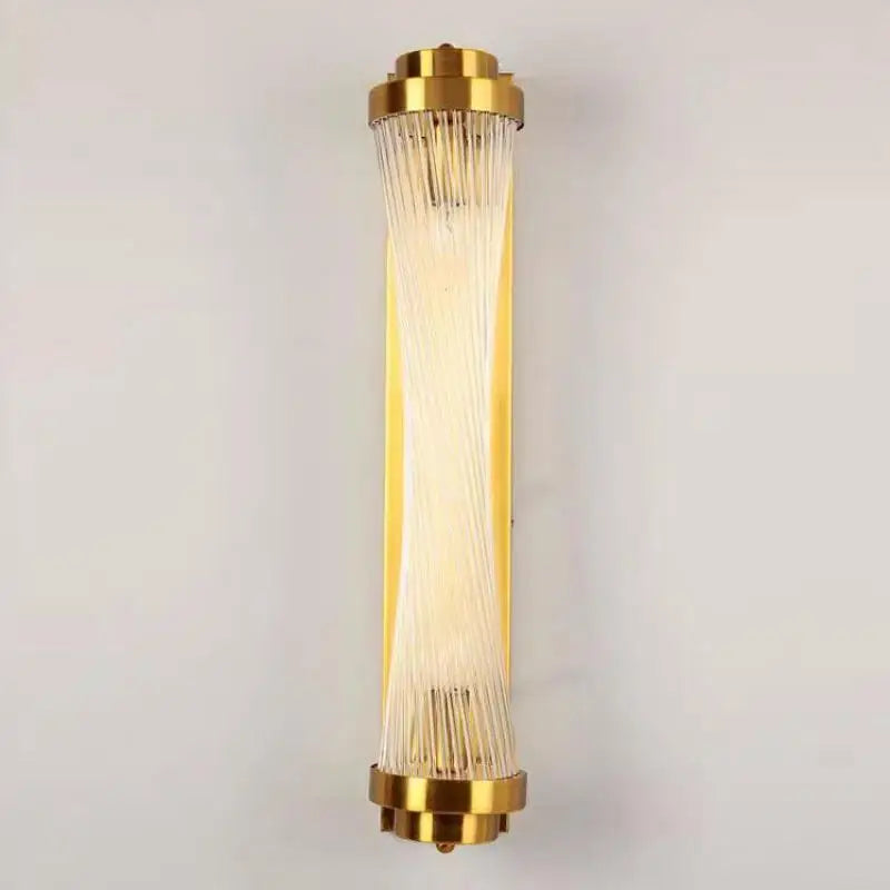 Moderne Wandleuchte aus Glas mit Tiffany-Kristalldesign - vue 4 sur 8
