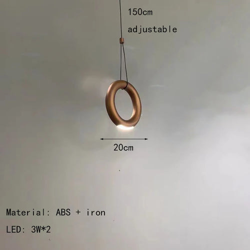 Art-déco-Pendelleuchte mit verstellbarem Ring 4.000 K - vue 11 sur 10