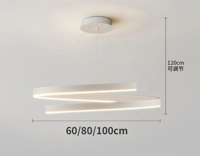 suspension moderne minimaliste pour éclairage intérieur élégant