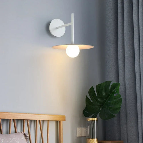 Nordic Modern LED Wall Mounted Lamp Sconce Light for Bedroom Living Room - vue 3 sur 12