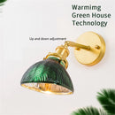 Nordische Wandleuchte aus Messing und Glas für dekorative Innenräume
