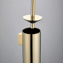 porte-brosse mural en acier inoxydable pour salle de bain