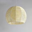 Moderne nordische LED-Pendelleuchte aus Eisen und Hanfseil