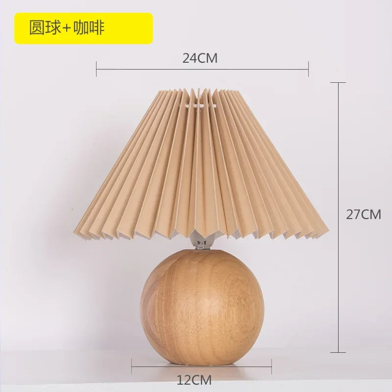 lampe à poser moderne en bois et rotin pour décoration intérieure - vue 6 sur 19