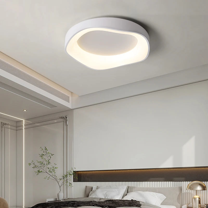 Plafonnier moderne à leds pour éclairage intérieur design - vue 5 sur 12