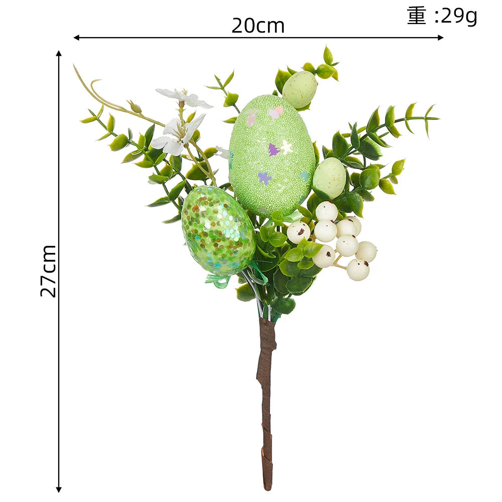 branche d'oeufs de pâques pour décorations florales et jardin - vue 14 sur 13