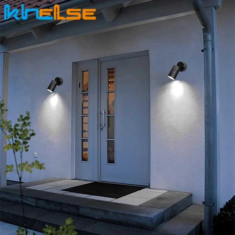 LED-Außenwandleuchten aus Edelstahl, verstellbar - vue 8 sur 8