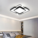 Moderne quadratische LED-Deckenleuchte zum Einbau, kreativ und schlicht