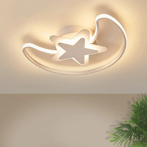 Moderner LED-Kronleuchter mit Sternmotiv für den Innenbereich