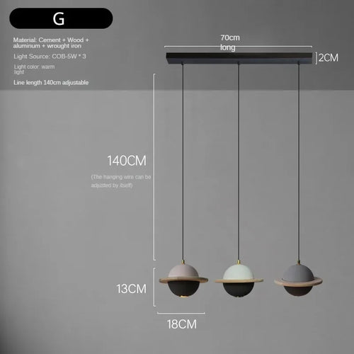 lustre moderne à led design créatif pour enfants