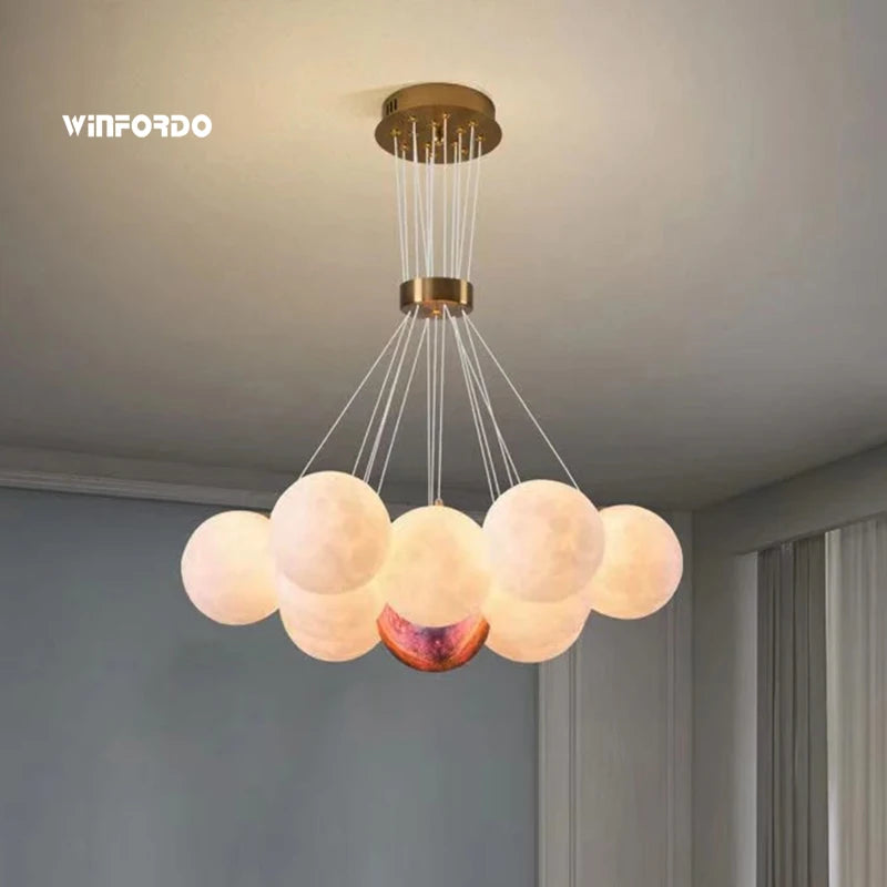 suspension led winfordo imprimée en 3d - vue 2 sur 12