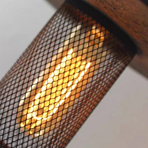 lampe suspendue vintage en ciment pour