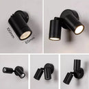 spot led extérieur double tête étanche pour jardin balcon clôture