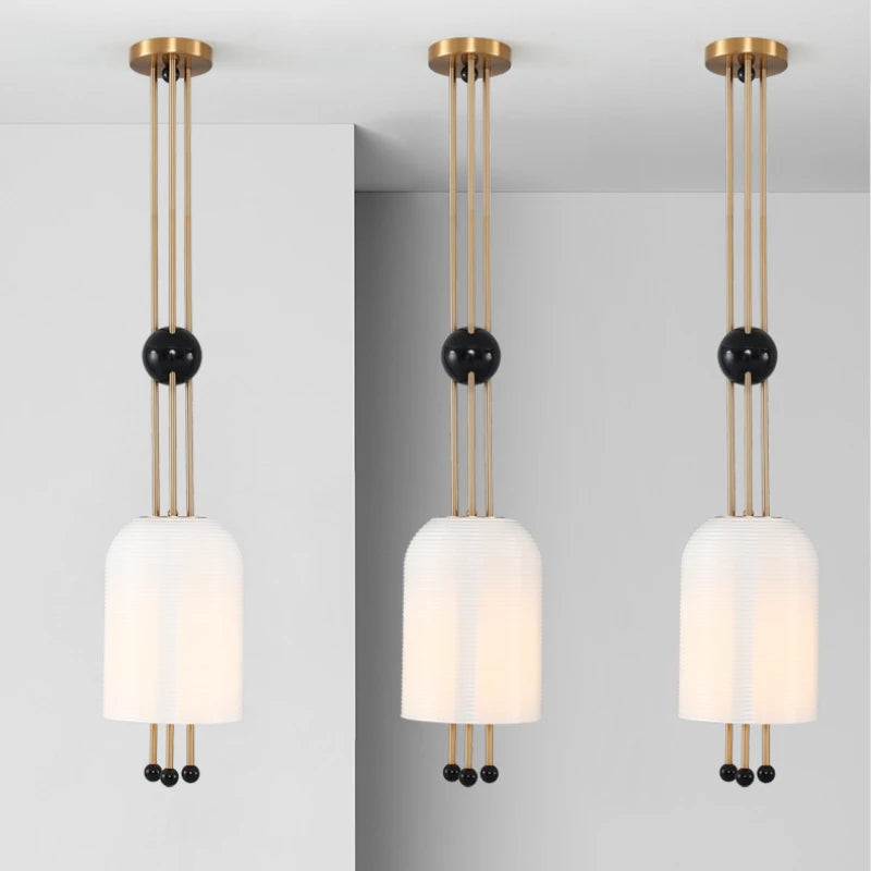 suspension moderne en verre pour décoration créative et élégante - vue 2 sur 7