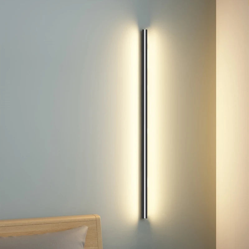 applique murale led moderne avec interrupteur à intensité variable - vue 5 sur 22