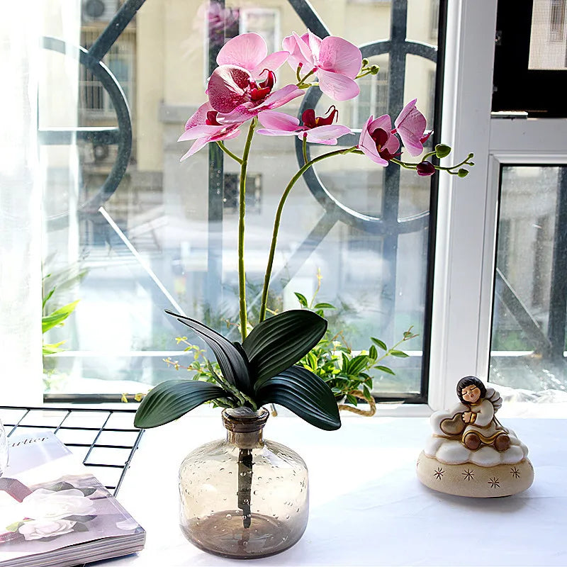 fleurs artificielles orchidées décoratives pour mariage et jardin - vue 4 sur 7