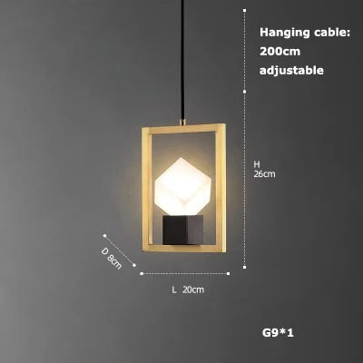 lustre moderne à LED pour un éclairage élégant et design - vue 11 sur 25
