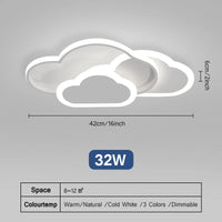 Ultraflache LED-Deckenleuchte Creative Clouds für verschiedene Räume