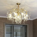 Nordischer LED-Kronleuchter aus Kristall, luxuriöse Dekoration