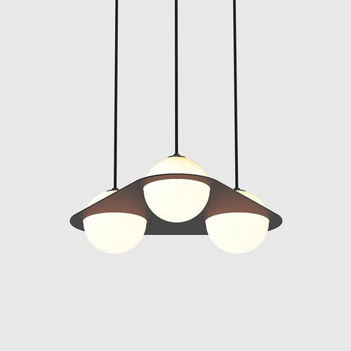 Kreative minimalistische Pendelleuchte mit geometrischem Design für Geschäftsräume - vue 5 sur 11