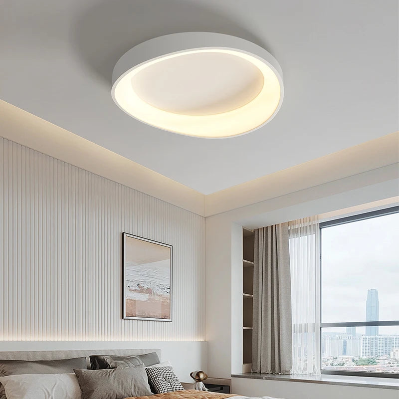 Plafonnier moderne à leds pour éclairage intérieur design - vue 7 sur 12