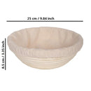 corbeille à pain en rotin panier de fermentation indonésien tissé