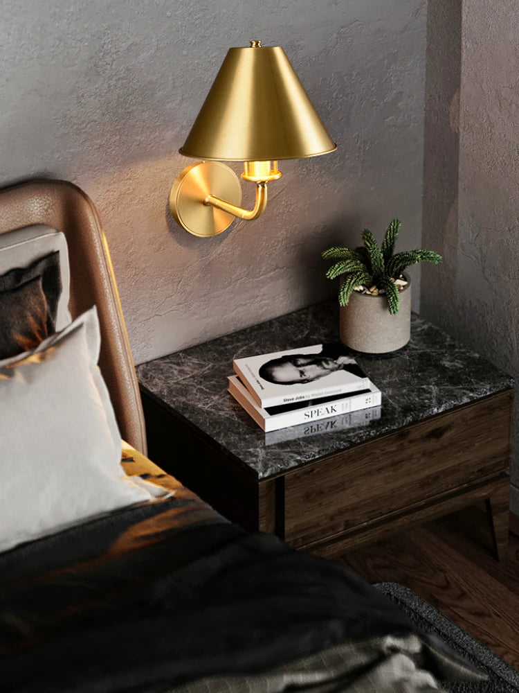 applique murale en cuivre antirouille design minimaliste pour intérieur moderne - vue 4 sur 8