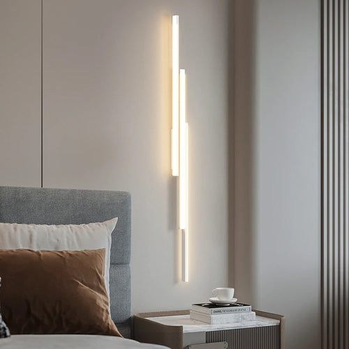 Minimalistische LED-Wandleuchte dekorativ ideal für Sofa und Flur - vue 3 sur 10