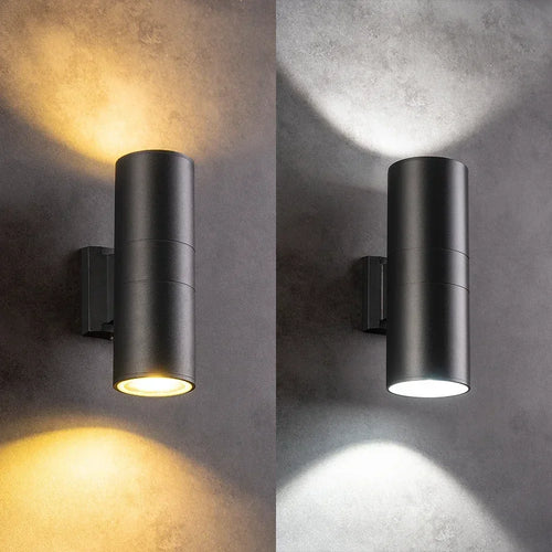 applique murale led imperméable avec capteur pour intérieur et extérieur