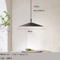 Minimalistische LED-Pendelleuchte dimmbar für Restaurant