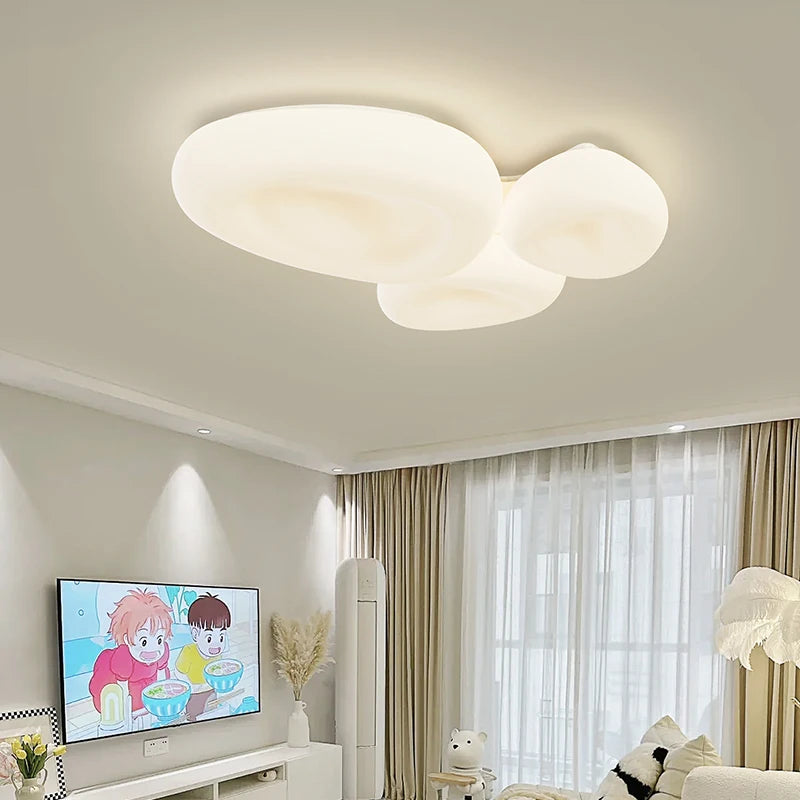 Plafonnier style moderne simple ensemble de lampes minimaliste - vue 3 sur 20