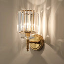 Design-Wandleuchte aus Kristall für ein elegantes Interieur