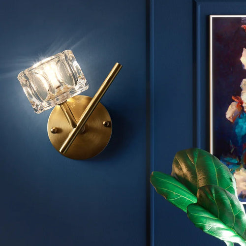 applique murale en cristal de luxe pour décoration intérieure - vue 6 sur 8