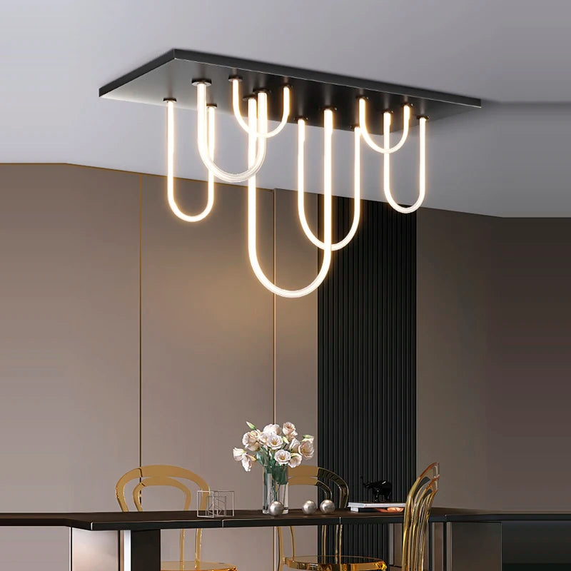 lustre à led post-moderne à intensité variable nouvelle tendance 2022 - vue 3 sur 11