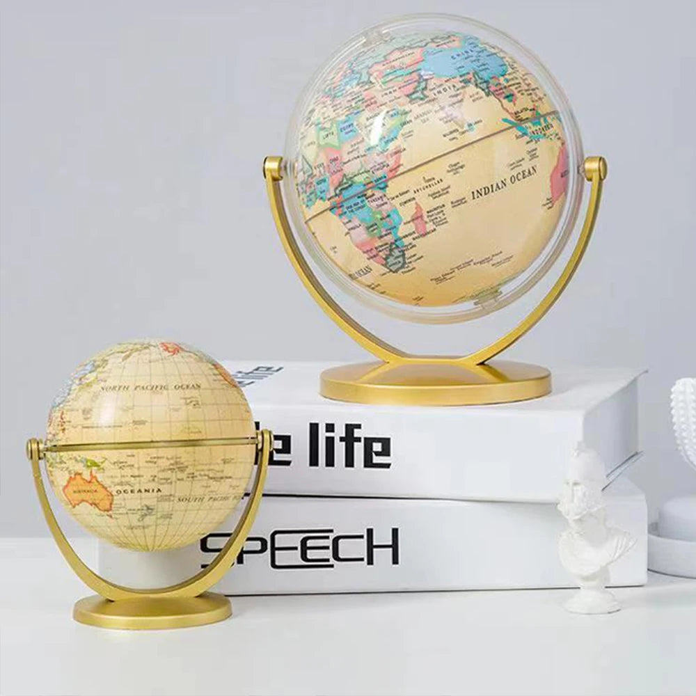 globe terrestre rétro de bureau pour apprendre la géographie - vue 6 sur 7