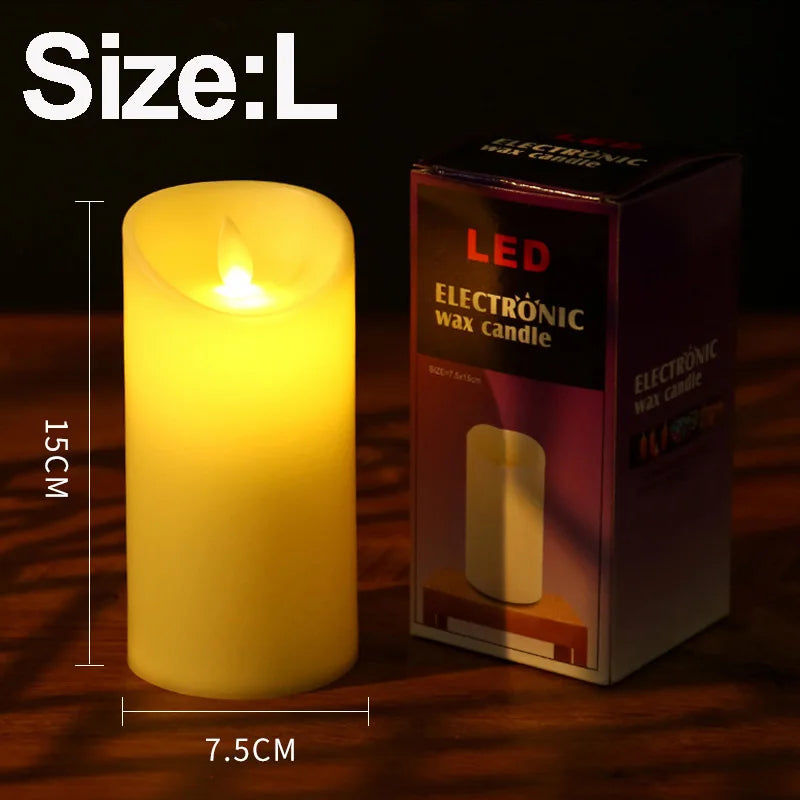 bougie à led décorative pour mariage et anniversaire - vue 12 sur 17