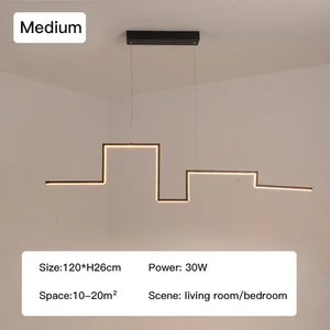 Moderner dimmbarer Kronleuchter für den Innenbereich mit elegantem Design zum Aufhängen