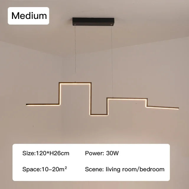 Moderner dimmbarer Kronleuchter für den Innenbereich mit elegantem Design zum Aufhängen